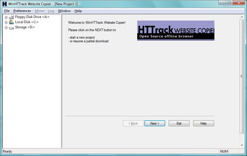 Httrack website copier download mac download